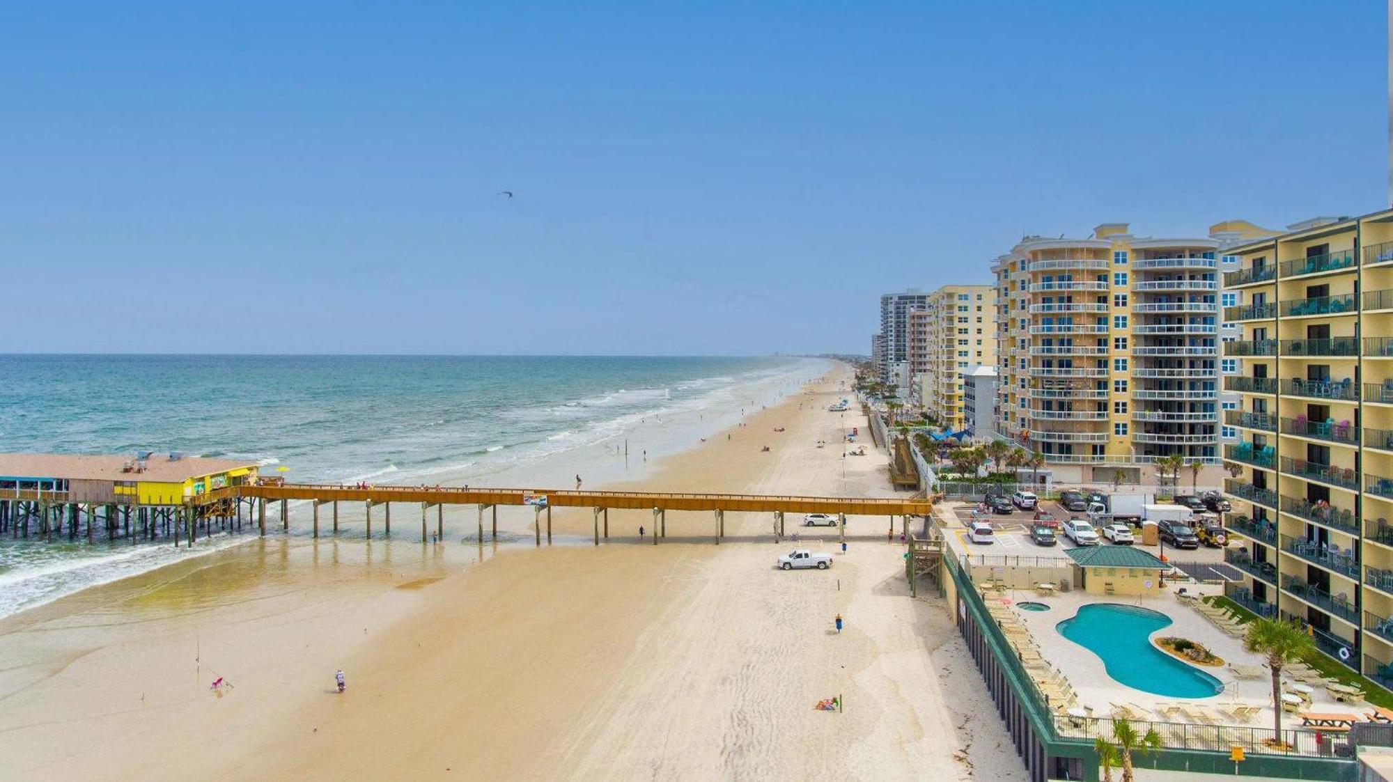 Ocean Front Condo With Amazing Views! Sunglow Resort 402 By Brightwild Daytona Beach Shores Eksteriør bilde